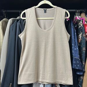 J. Crew Gold Tank Top